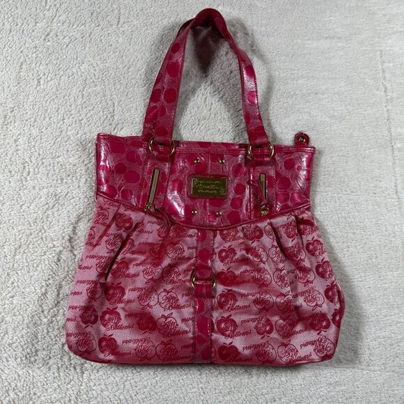 Vintage Y2K Apple Bottoms Tote Shoulder Bag & Matching Wallet Set - Picture 2 of 10